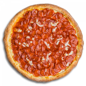crazy pepperoni pizza