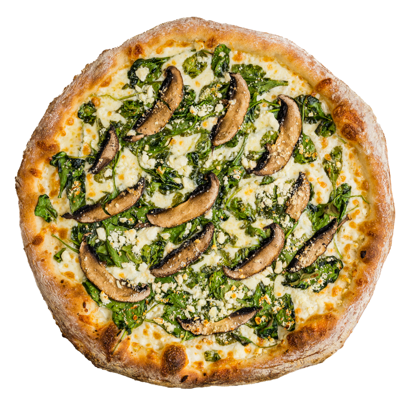 portobella white pizza