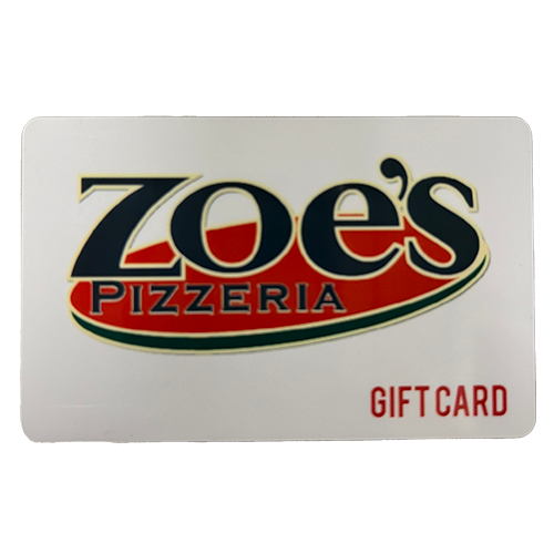 Zoe's pizzeria giftcard
